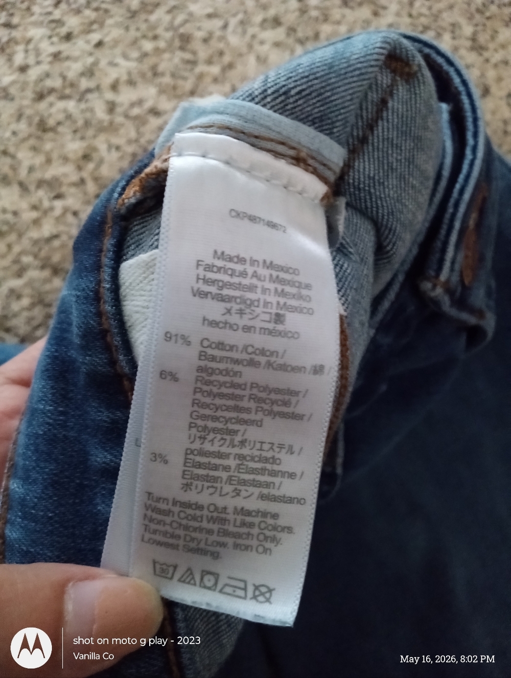 Madewell Emmett Patch Pocket Wide Leg Jean Blue Size 29 Petite - Picture 8 of 10